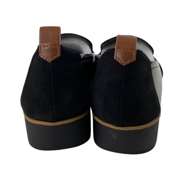 Dr. Scholl's Webster Black Wedge Patent Leather Loafer Womens Size 7M - Picture 6 of 11